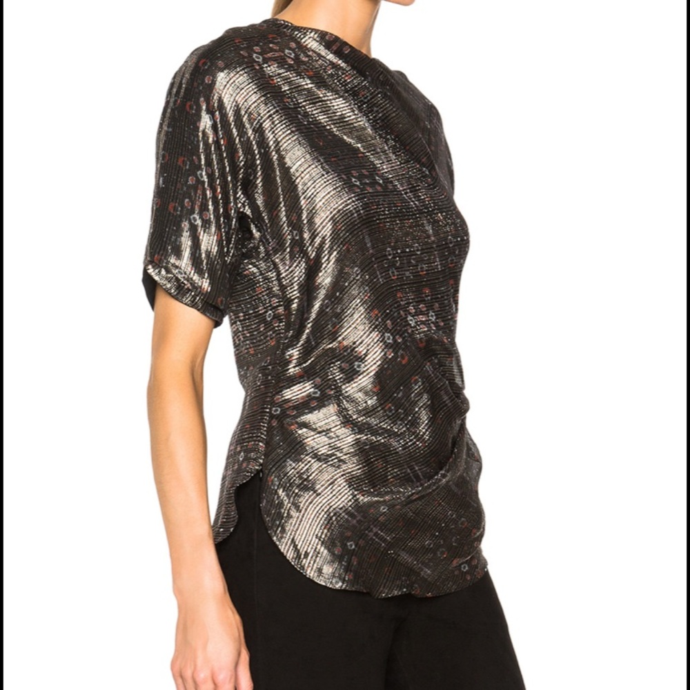 Isabel Marant Louna Shiny Top. Like New - image 8